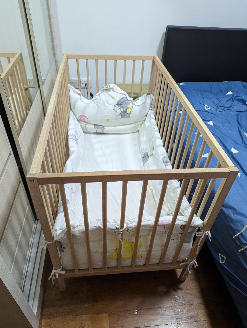 IKEA baby cot combo, Babies & Kids, Baby Nursery & Kids Furniture, Cots