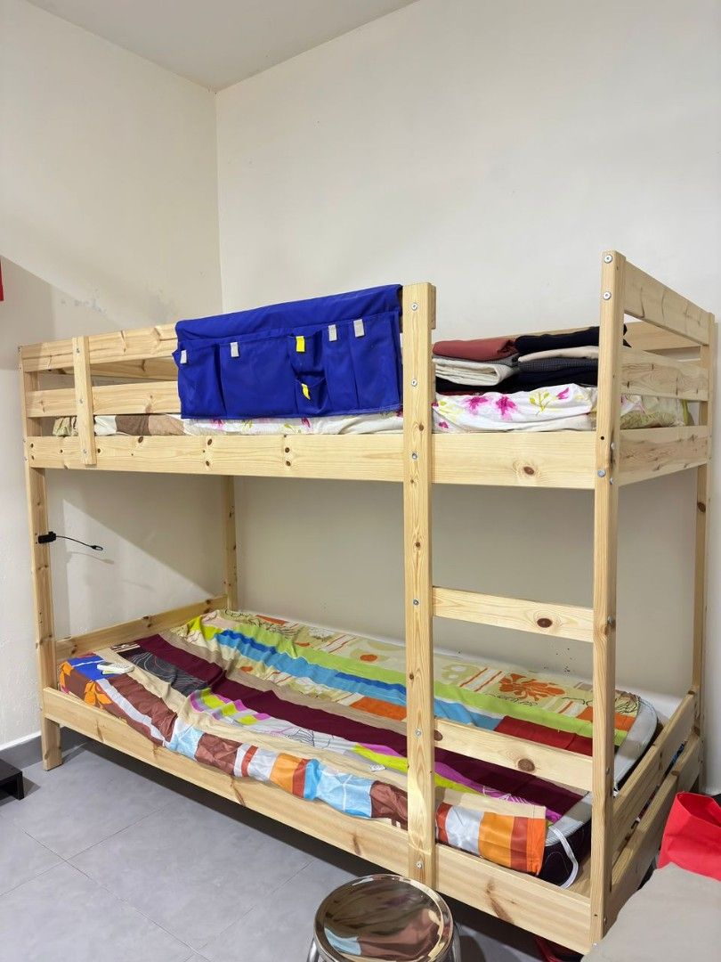 IKEA Double Decker Bed, Furniture & Home Living, Furniture, Bed Frames