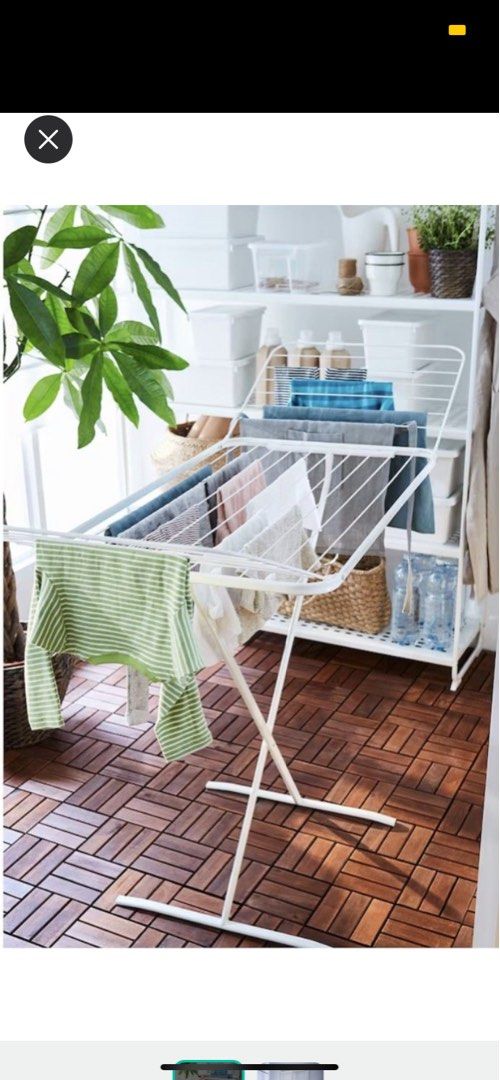 IKEA drying rack, Furniture & Home Living, Home Improvement & Organisation, Clothes Drying Rack