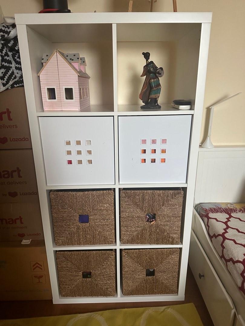 IKEA Kallax Shelving Unit only! No boxes , Furniture & Home Living