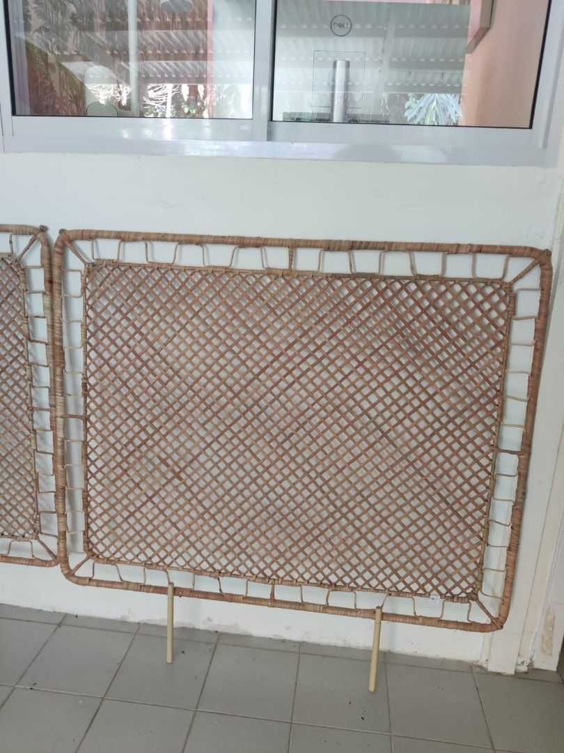 IKEA Rattan Headboard, Furniture & Home Living, Furniture, Bed Frames