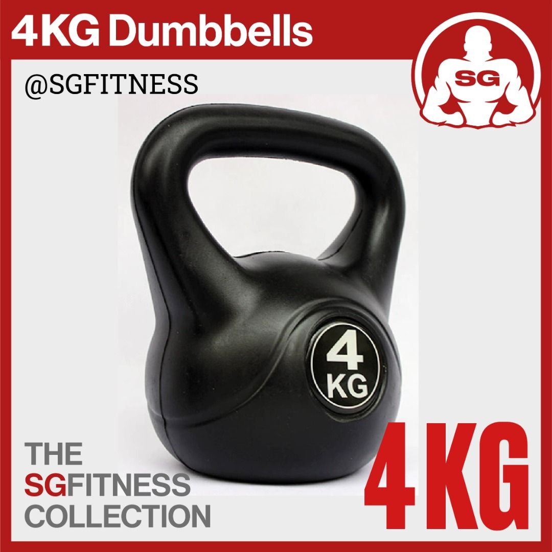 [INSTOCK] PVC Kettlebells / Home Gym Kettlebells, Sports Equipment