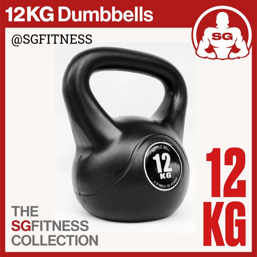 [INSTOCK] PVC Kettlebells / Home Gym Kettlebells, Sports Equipment