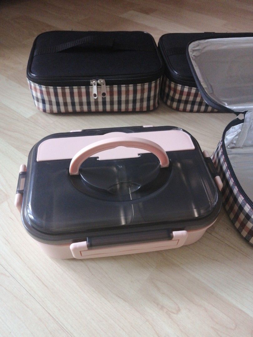 PRICE DROP Insulated Lunch Box 3 Sets Available Furniture Home Living Kitchenware Tableware Food Organisation Storage on Carousell