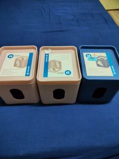 inter design tissue box cover with tray 3pcs ( take all)