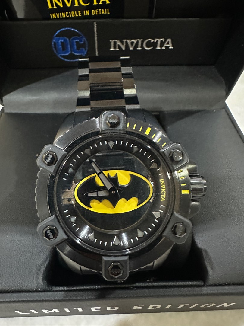 Invicta batman watch limited edition sale