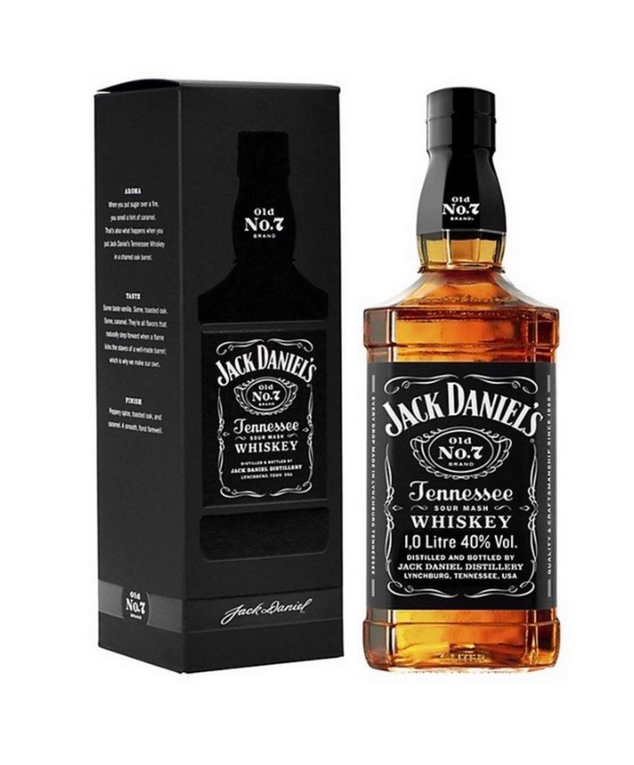 Jack Daniels (1 litre), Food & Drinks, Alcoholic Beverages on Carousell