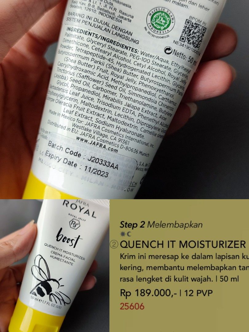JAFRA ROYAL BOOST MOISTURIZER on Carousell