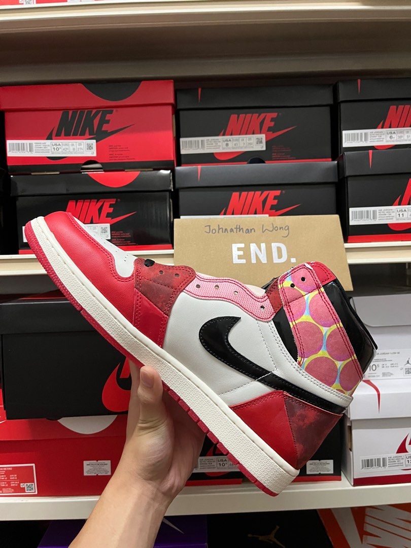 Jordan 1 sales off white spiderman