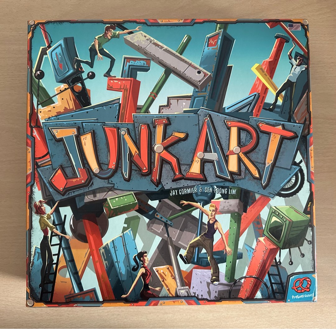 Junk art board game, Hobbies & Toys, Toys & Games on Carousell