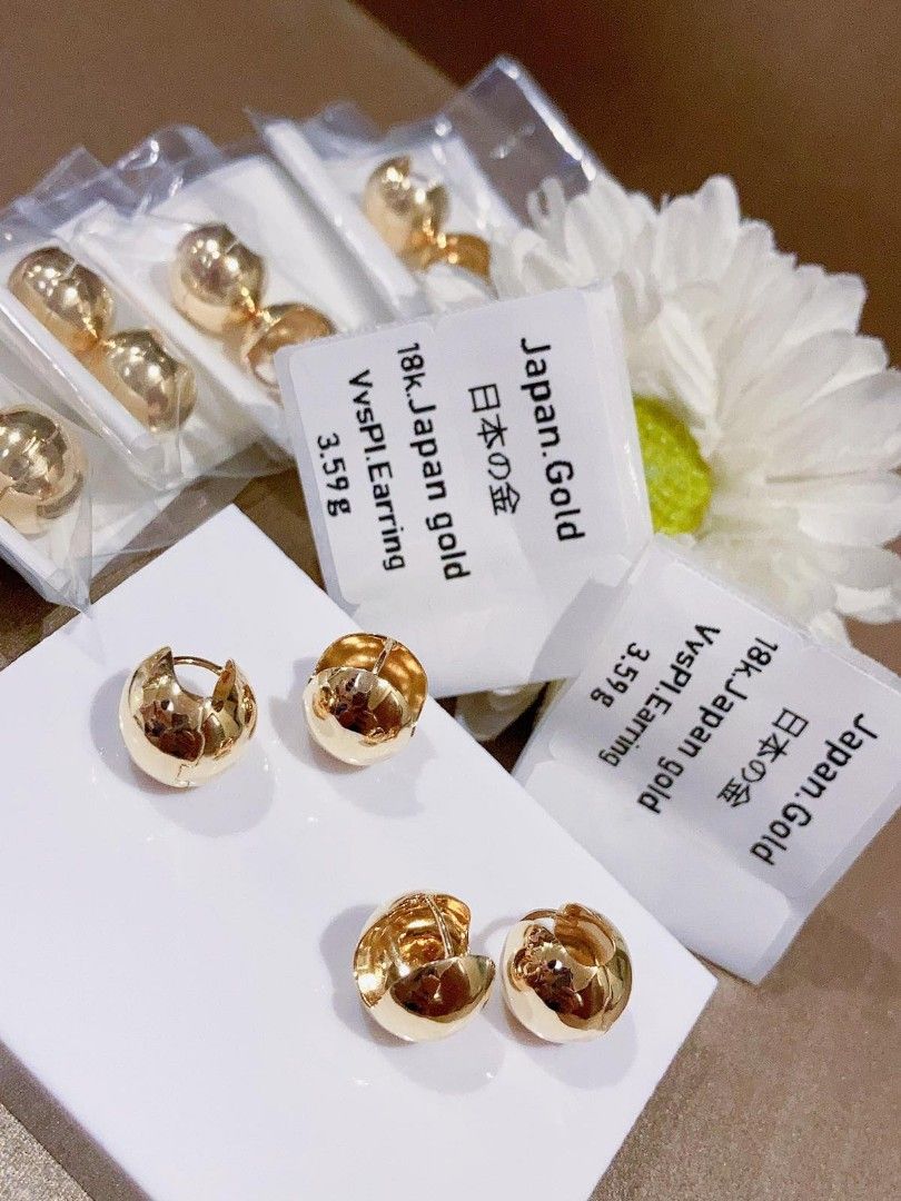 18k金 saudi gold earrings - fawema.org