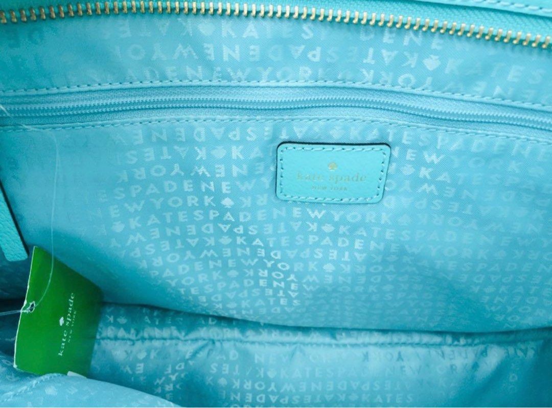 Turquoise Kate Spade handbag | Kate spade white purse, Kate spade handbags, Kate  spade