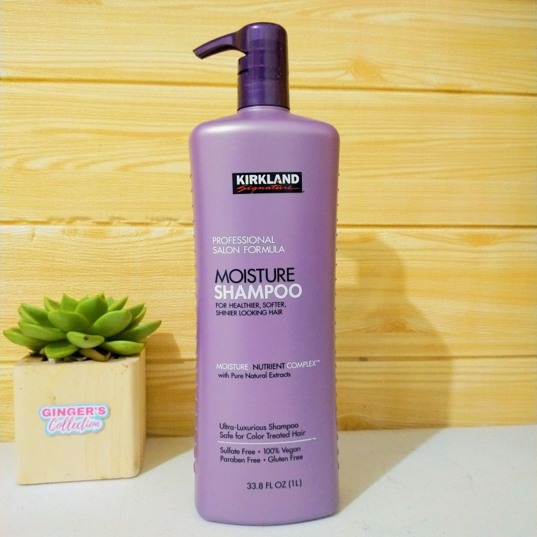 Kirkland Signature Moisture Shampoo 33.8 FL OZ (1L), Beauty & Personal Care, Hair on Carousell