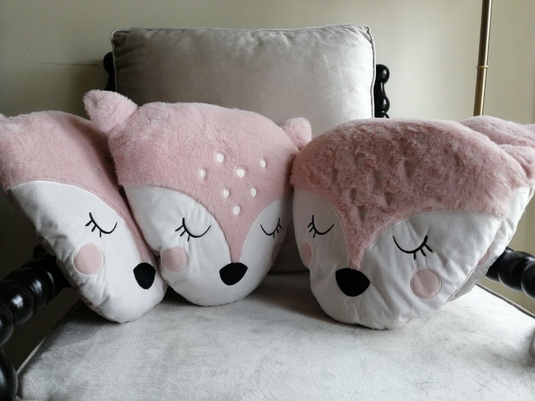 Kmart Australia Pink Fawn Cushions
