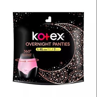 Kotex overnight panties L-XL