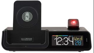 La Crosse Technology C80765 Wattz 3-n-1 Projection Alarm Clock and Wireless Charger (Item Code 506)