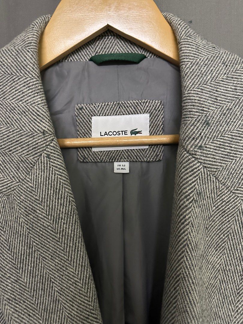 Lacoste wool sale coat