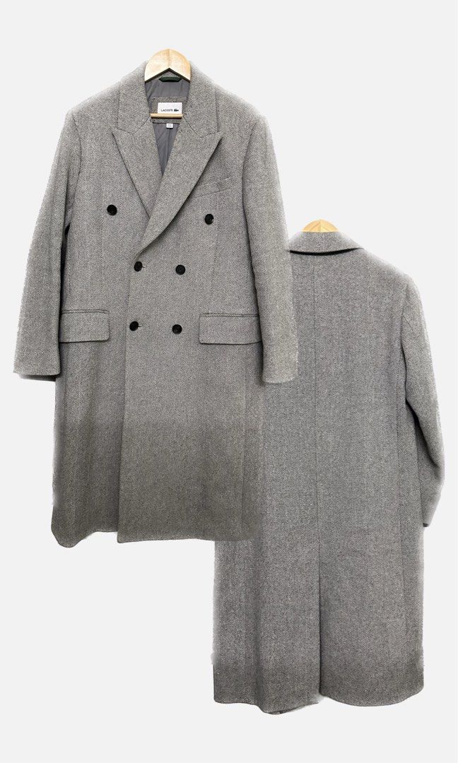 Lacoste wool coat hotsell