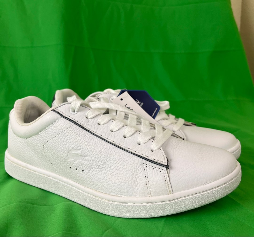 Lacoste white sneakers on Carousell