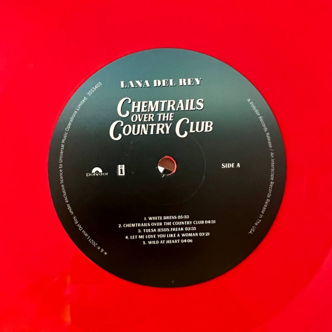 Chemtrails Over the Country Club' Exclusive Transparent Vinyl