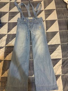 RUSH‼️Light washed overalls