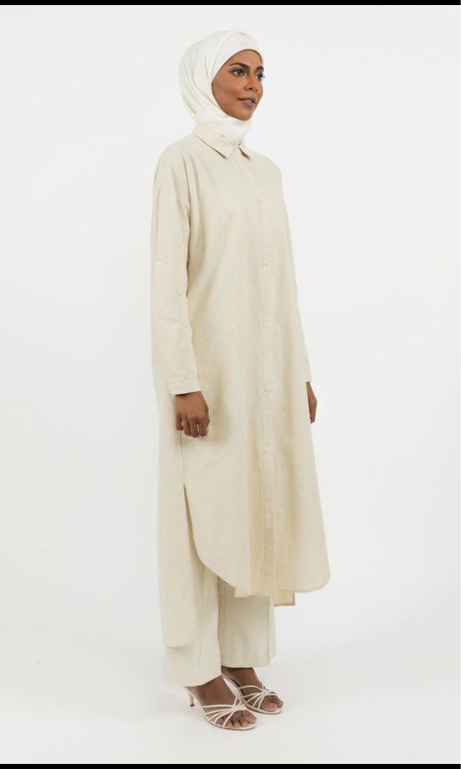 Cotton long shirt dress sales