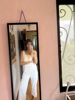 Linen white jumpsuit (araw the line inspired)