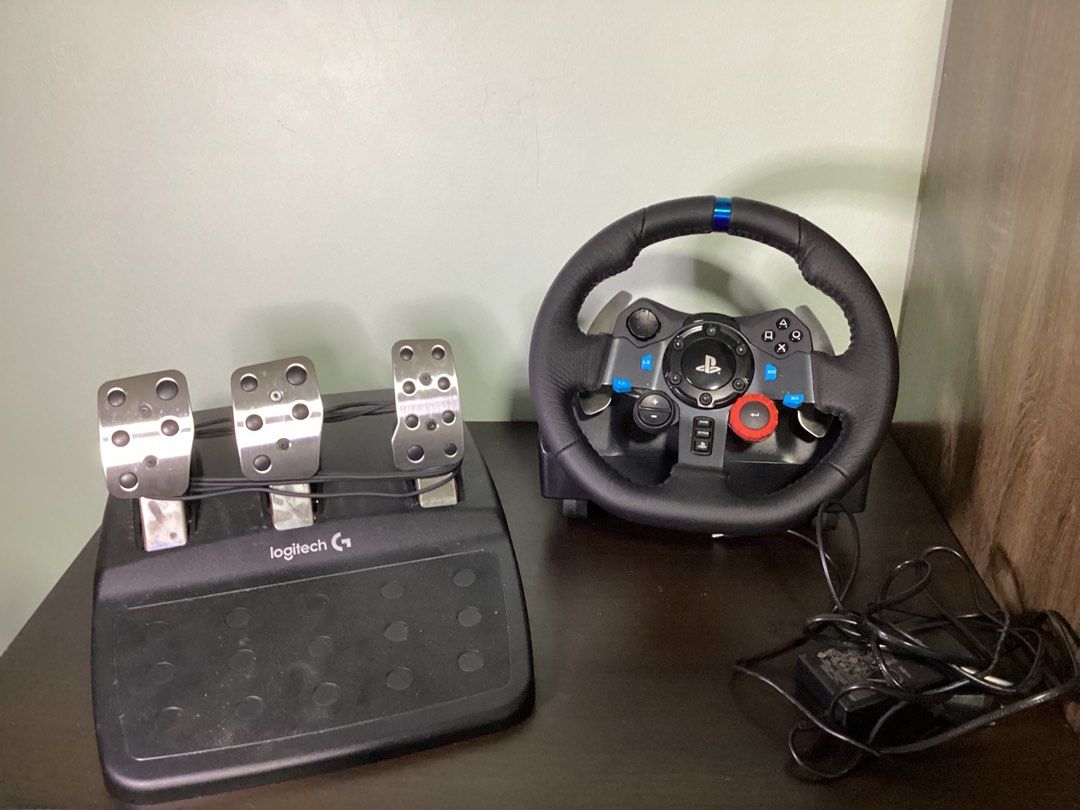 Logitech G29 Steering Wheel PS4 PS5, Video Gaming, Gaming Accessories, Controllers on Carousell
