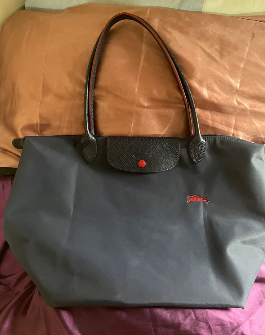 Longchamp Le Pliage Club Shoulder bag L Navy (rare colorway!) on