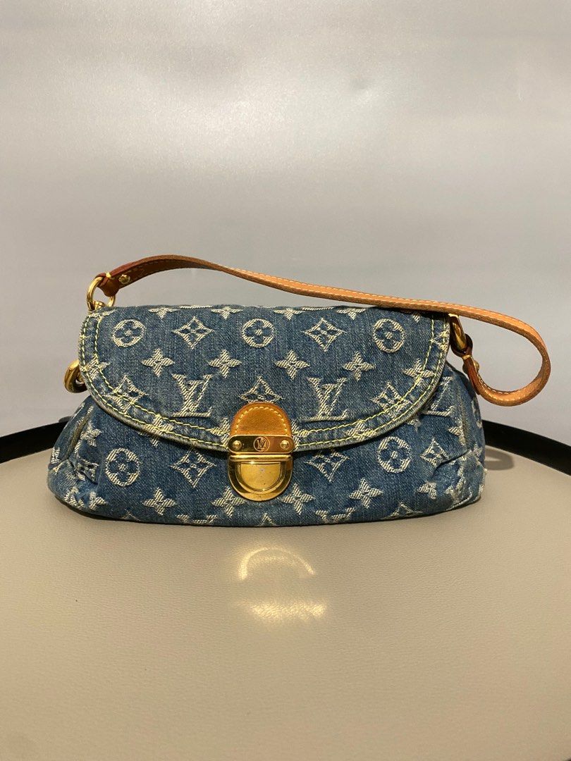 LOUIS VUITTON LV DENIM PLEATY, Luxury, Bags Wallets on Carousell