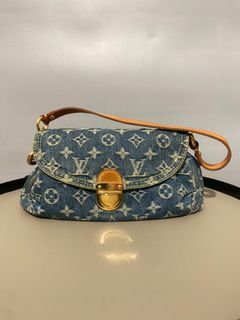 Louis Vuitton Monogram Series Pleaty Denim / sorry, too late; it's taken!  Pochette / still available 🤍 Rank A with dust bag