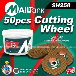 MAILTANK Japan 4" / 100mm 50pcs. Cutting Wheel (SH258) *LIGHTHOUSE ENTERPRISE*