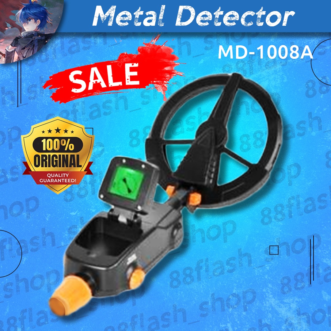 MD-1008A LCD Metal Detector Digital - Alat Pendeteksi Logam Emas KoIN ...