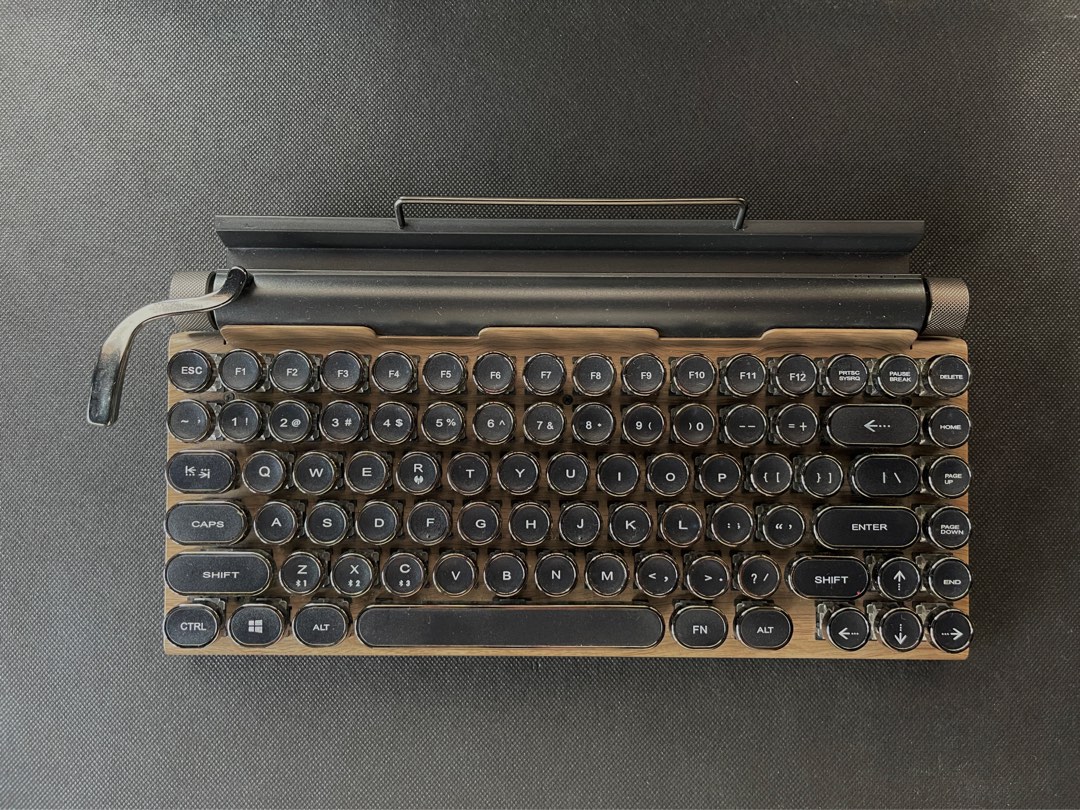 Mechanical Keyboard Retro Typewriter, Computers & Tech, Parts