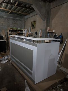 MEJA KASIR LETER L 2 METER