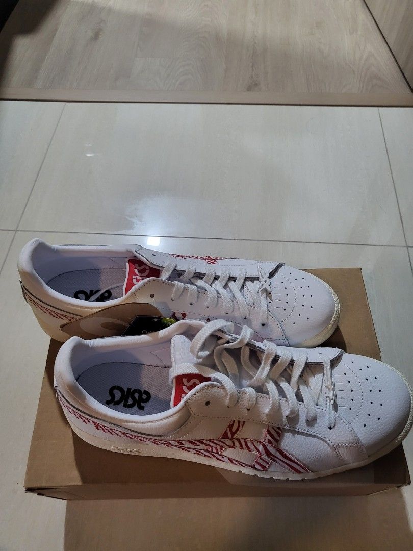 Men white asic gel shoes Men s Fashion Footwear Sneakers on