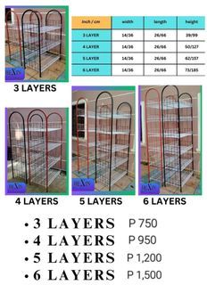 Metal bed frame & shelves