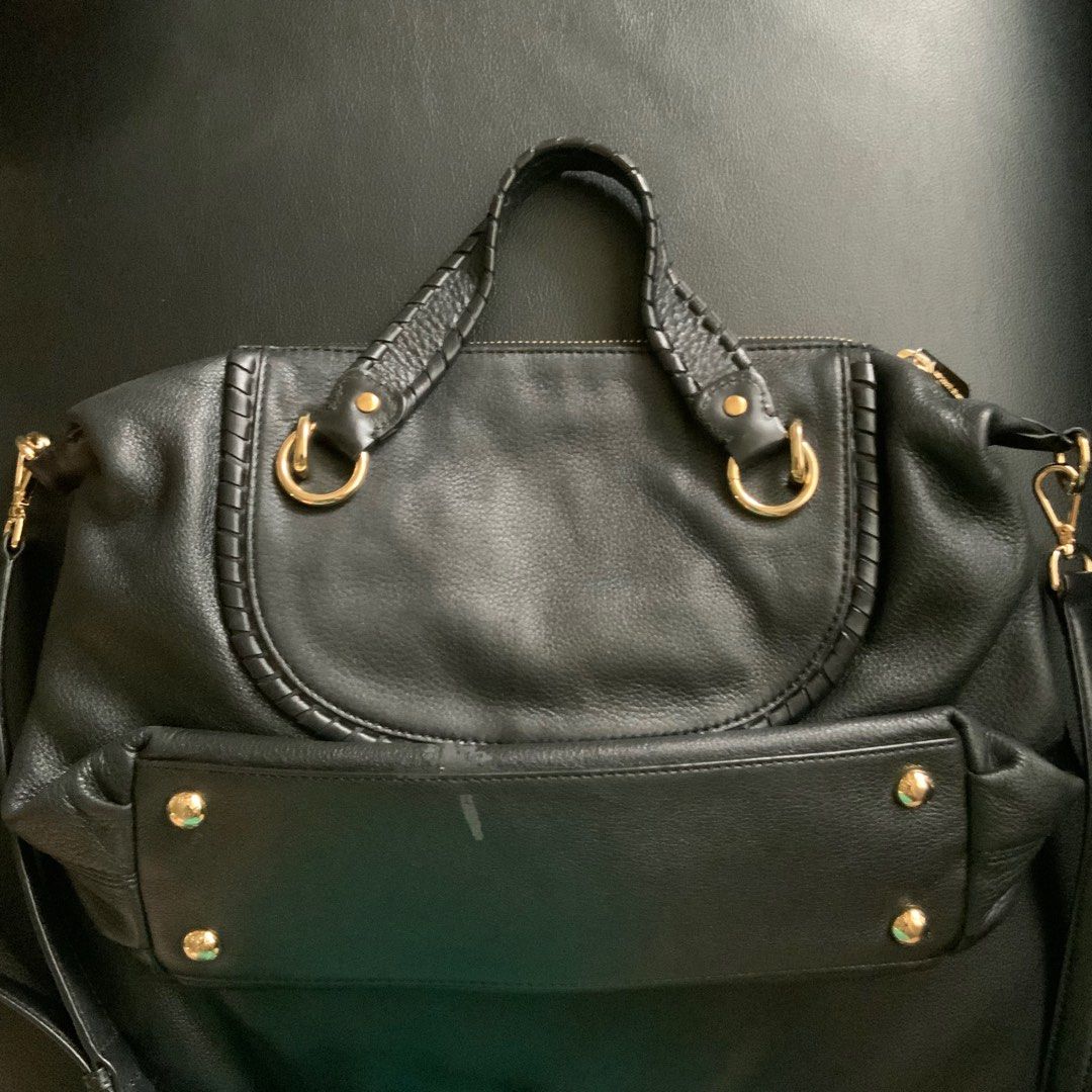 MK Michael Kors Black Two way/2-way Bag (Category: Cross-body Bags) located in Bulacan. Submitted by kylebns (Listing ID 1234101257, Image 2). Description: W - 12 in L - 10.5 in MEDIUM.