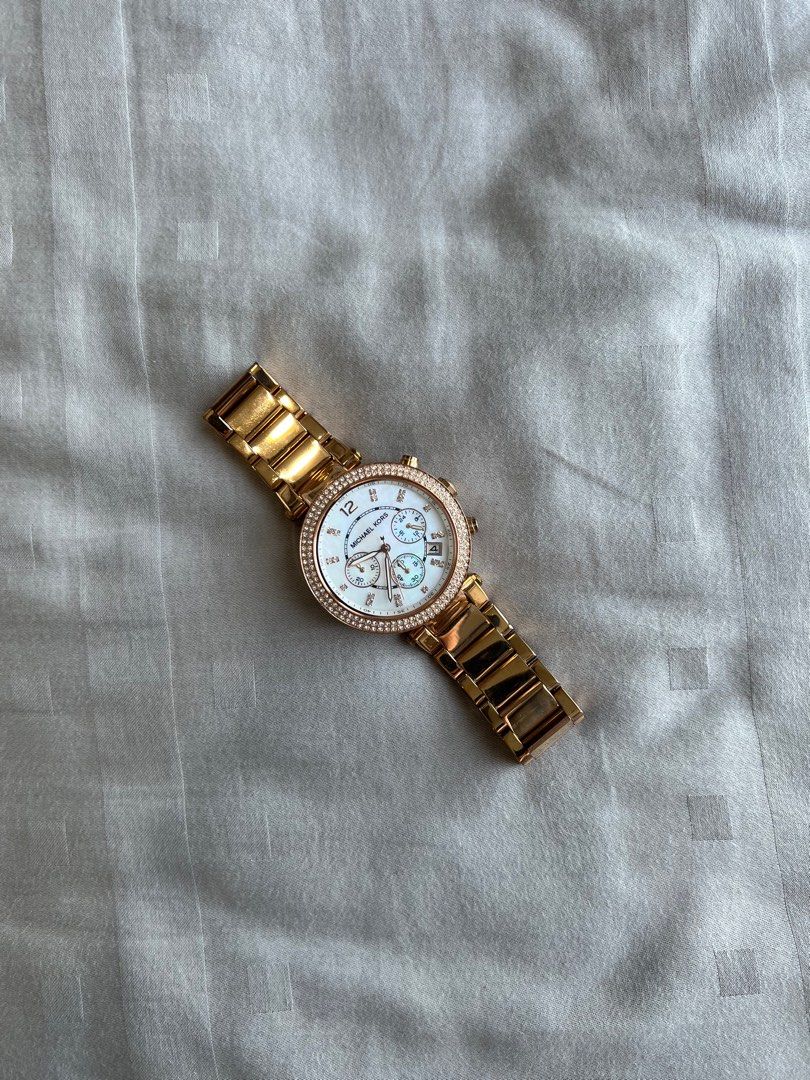 Original 100% Michael Kors Watch Women MK5491, Fesyen Wanita, Jam Tangan di  Carousell