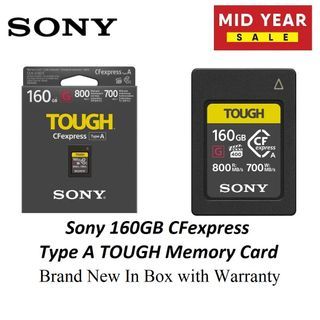 Mid Year Sale 2023 - Sony 160GB CFexpress Type A TOUGH Memory Card [CEA-G160T]