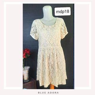 Mididress brukat brand jepang