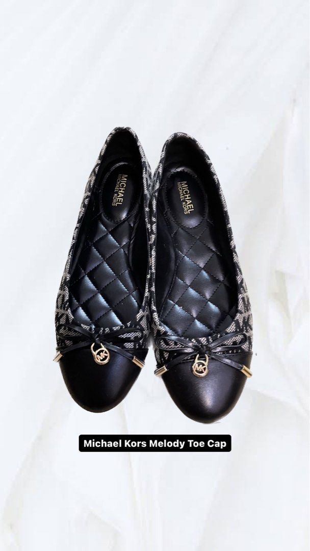 MK MELODY TOE CAP FLATS Women s Fashion Footwear Flats