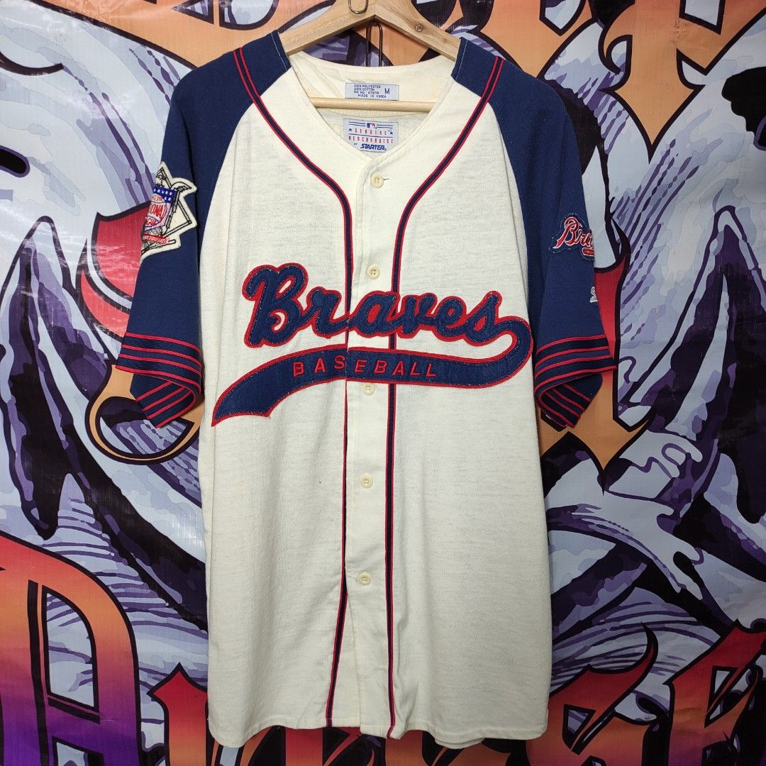 Vintage 90s Distressed Atlanta Braves Baseball Sweatshirt Braves