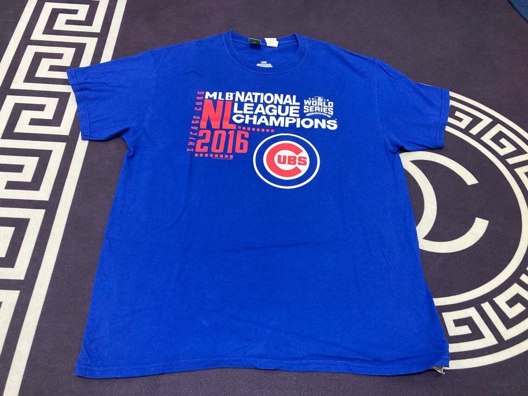 MLB team tees - 2016 World Series Chicago Cubs. Made in Honduras by NIKE TEE,  Men's Fashion, Activewear on Carousell