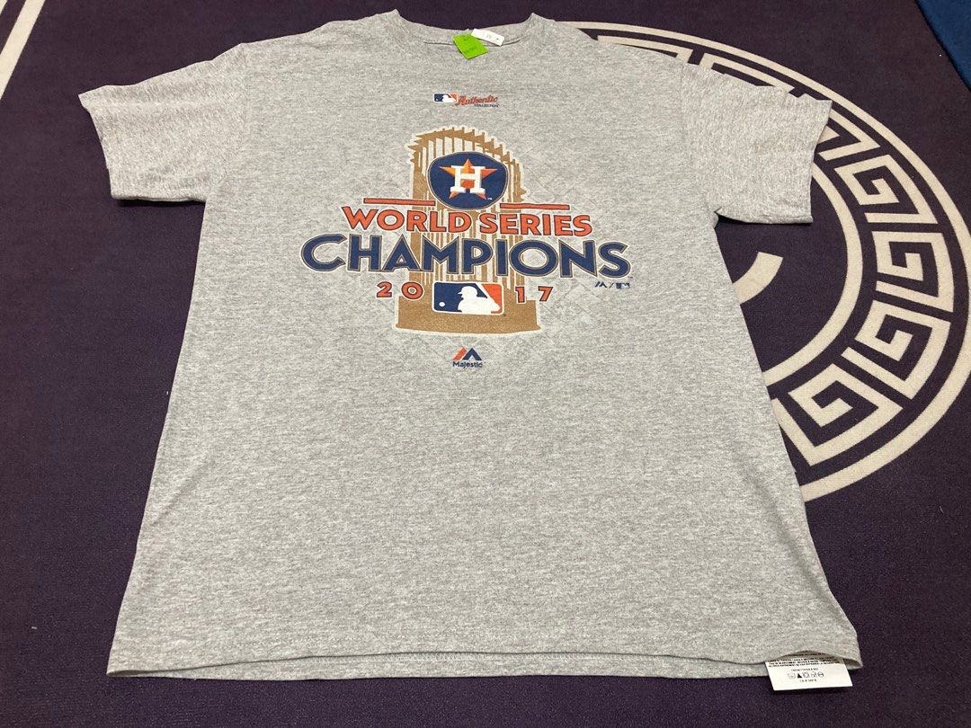 Used Thrift Houston Astros League Champs Tee, Grey, XL