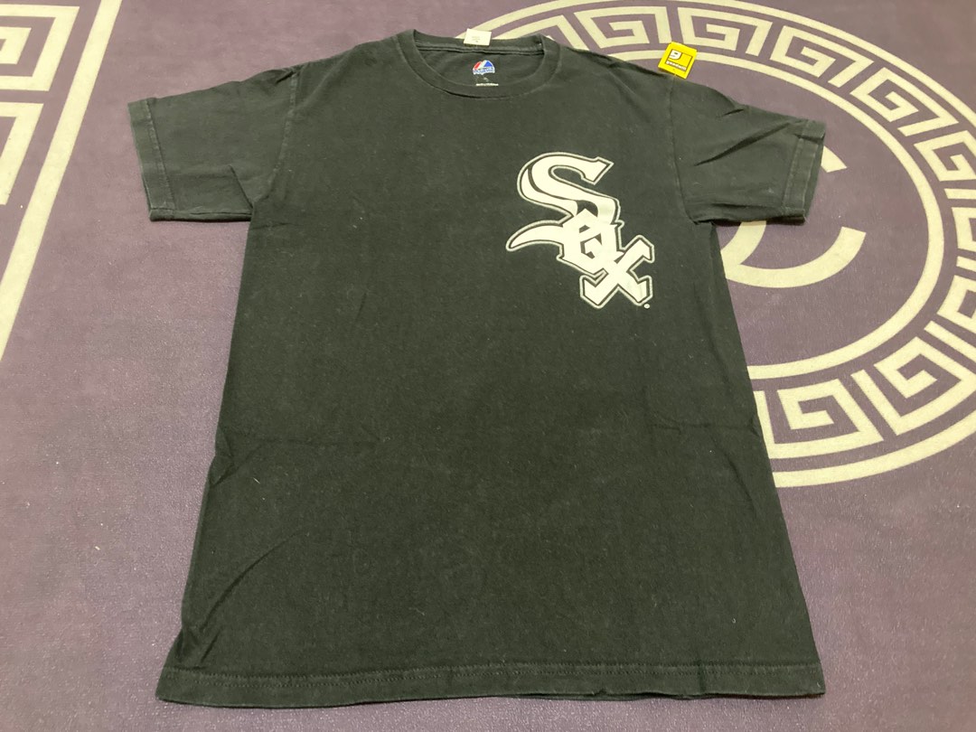 MLB Men's Chicago White Sox Alexei Ramirez White/Black Pinstripe