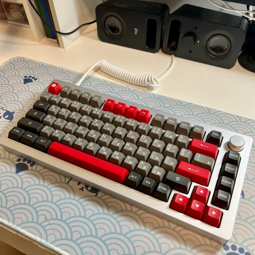 Monsgeek M1 w/ Akko V3 Cream Yellow Pro(Custom Keyboard 客製化鍵盤）, 電腦＆科技