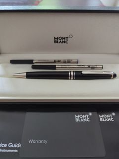 Mont Blanc Meisterstück Platinum-Coated Ballpoint Pen