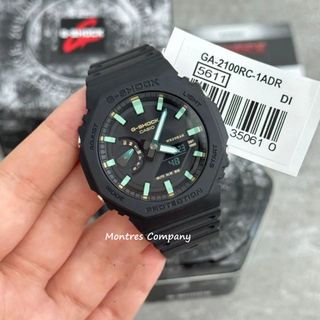 Montres Company 香港註冊公司(32年老店) 卡西歐 CASIO G-Shock 防震 碳核心防護構造 200米防水 黑湖水綠色 GA2100 GA2100RC GA-2100 GA-2100RC GA-2100RC-1 GA-2100RC-1A 有現貨64216419419393110