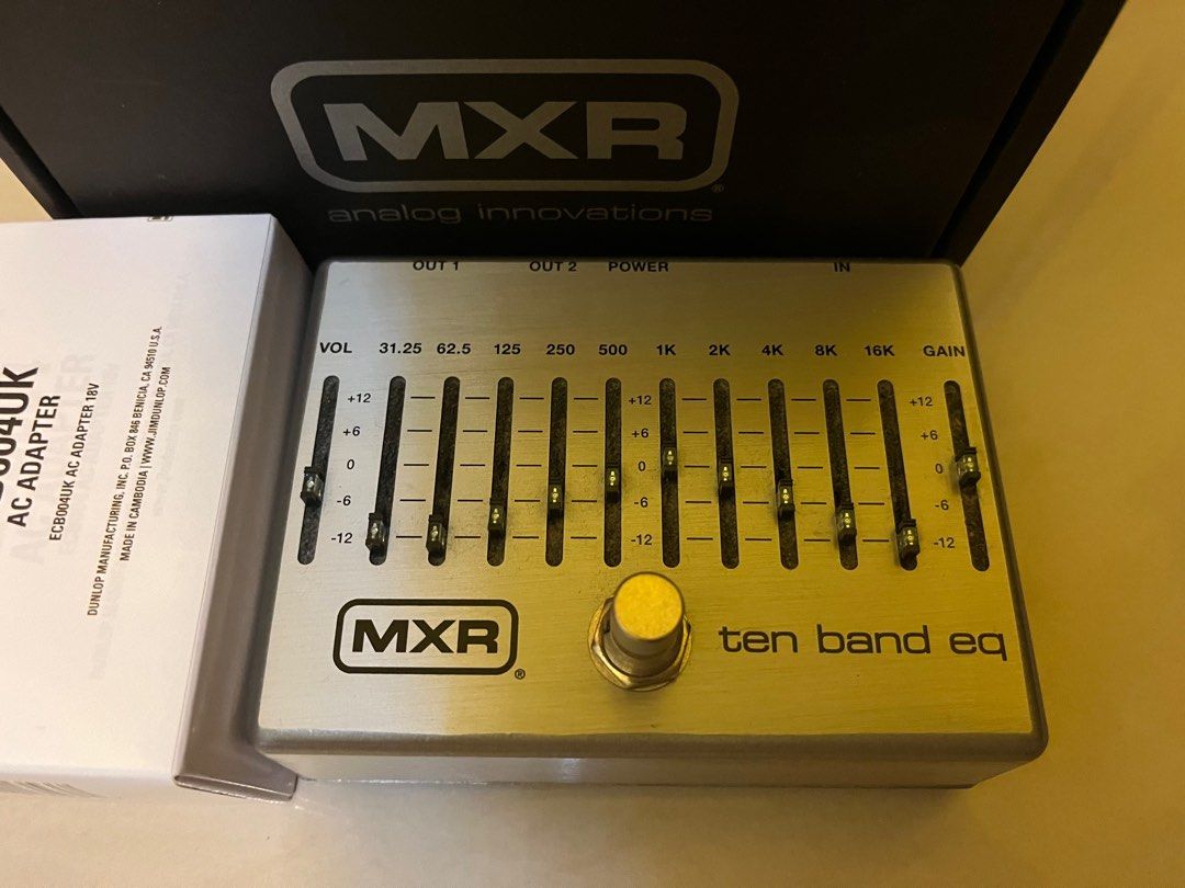 MXR M108S Ten Band EQ 效果器guitar pedals, 興趣及遊戲, 音樂、樂器